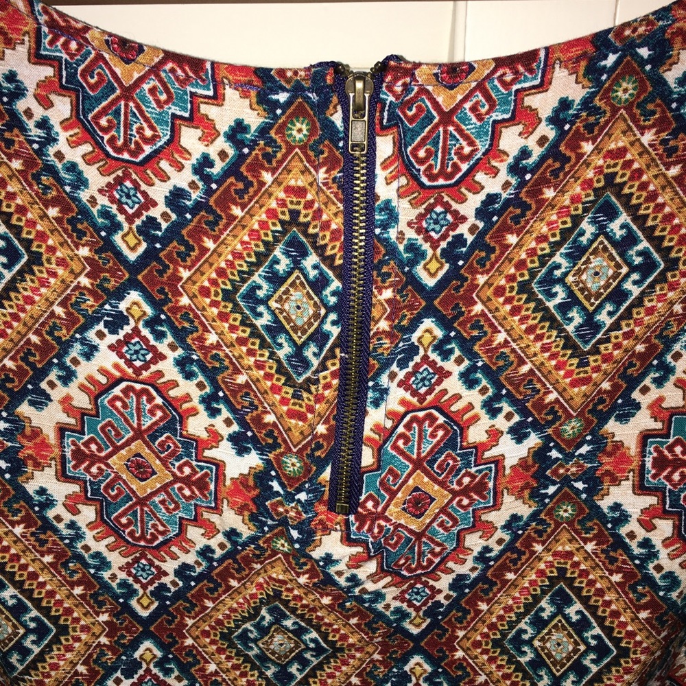 Pink Republic High-Low Aztec Top - Picture 3 of 5